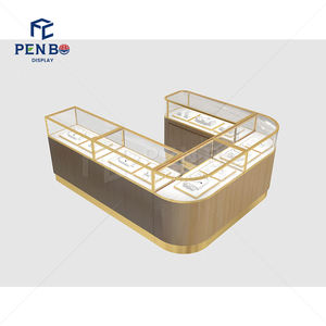 أثاث متجر مجوهرات عرض مخصص فاخر للتسوق بالتجزئة مع كشك مجوهرات - Product Image 1