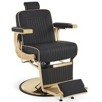 Fauteuil de Barbier Marron d'Occasion Robuste pour Salon de Coiffure à Vendre