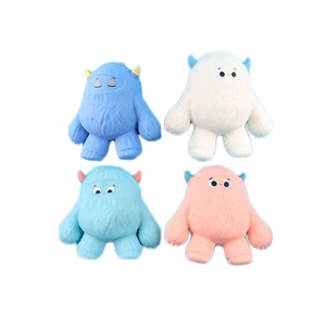 2023 New Kids & Adult Stress Relief Animal Toy Plastic & Silicone Stretch <b>Squeeze</b> Snow Monster Sensory Fidget Squishy <b>Ball</b> - Product Image 1