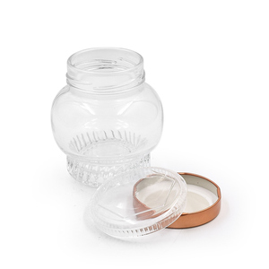 Pot en verre miniature <span class=keywords><strong>de</strong></span> 60 ml, 75 ml, 110 ml, 200 ml, 400 ml avec couvercle métallique pour pudding, yaourt, <span class=keywords><strong>caviar</strong></span>, gelée <span class=keywords><strong>de</strong></span> <span class=keywords><strong>vanille</strong></span>, confiture, miel et épices - Product Image 3