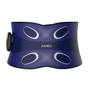 Masajeador de cintura Ems con calefacción eléctrica y características Shiatsu Deportes portátiles Fitness Correr Cinturón de sudor Masajeador abdominal corporal - Product Image 5