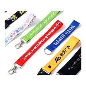 สายคล้องข้อมือแบบเต็มสี สายคล้องกุญแจแบบกำหนดเอง ดีไซน์ปรับได้ น้ำหนักเบา ทนทาน - Product Image 1