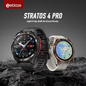 นาฬิกาอัจฉริยะ Zeblaze Stratos 4 Pro GPS พร้อมฟังก์ชั่นโทรและไฟฉายสองสี - Product Image 1