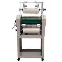 SMFM390A Machine à plastifier manuelle à chauffage d'huile numérique double face 2024 Offre Spéciale pour papiers avec fonction d'enroulement automatique