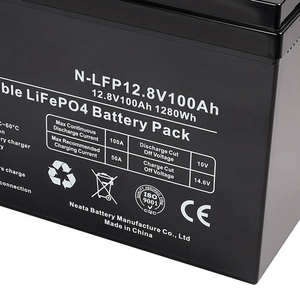 Neata新型应急备用可充电长寿命消防安全系统LiFePO4 12V 100Ah锂离子电池 - Product Image 3