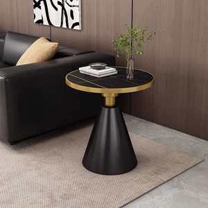 Simple New Italian Design Living Room Furniture Luxury <b>Marble</b> Coffee <b>Table</b> Metal Gold <b>Marble</b> <b>Side</b> <b>Table</b> - Product Image 1