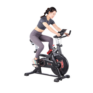 Bicicleta estática dinámica con resistencia magnética ajustable, bicicleta vertical para fitness, equipo de entrenamiento cardiovascular para gimnasio en casa - Product Image 1