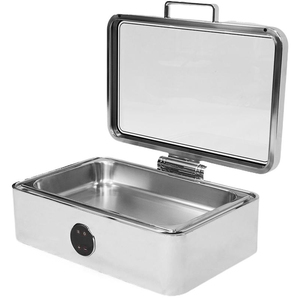 Equipo de Catering para Servicio de Alimentos, Juego de Recipientes para Calentar Comida, Juego de Recipientes Eléctricos para Calentar Comida sin Agua - Product Image 2