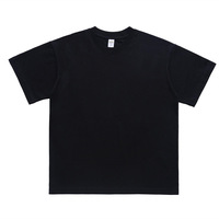 Zwaargewicht katoenen oversized heren T-shirt 300gsm O-hals korte mouw custom logo streetwear zomer casual T-shirts