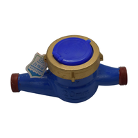 Compteur d'eau mécanique multi-jets à corps en fonte, type sec, 20 mm, pour projets de rénovation de l'eau potable des villages