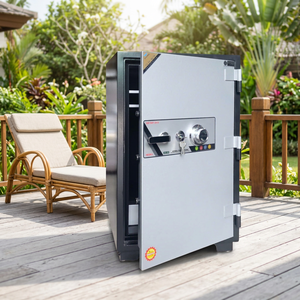 Caja Fuerte YUNOS YNS-100C con Diseño Impermeable, Desbloqueo por Huella Dactilar, Contraseña y Llave, Nuevo Modelo 2026 para Oficinas - Product Image 6