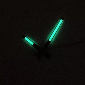 อะไหล่นาฬิกาแบบกำหนดเอง ตัวชี้เรืองแสงสีเขียวและสีน้ำเงิน ตัวชี้วินาทีสีทองและสีเงิน เหมาะสำหรับ NH35 NH36 - Product Image 5