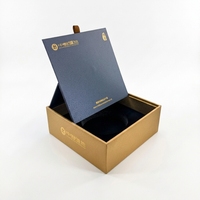 Kotak Buku Lipat Magnetik Kustom OEM Premium Hardcover Kertas Keras Kemasan Hadiah untuk Grosir