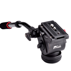 Jy0506h Cámara Dslr Cabezal de vídeo de fluido hidráulico para trípode de aluminio Monopod Slider Grabación panorámica <span class=keywords><strong>Película</strong></span> de video forshoot - Product Image 1