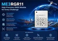 Module GNSS RTK haute précision à bande complète, précision de positionnement au centimètre près, GPS BDS GLONASS QZSS ME3RGR11, 3 ports série UART