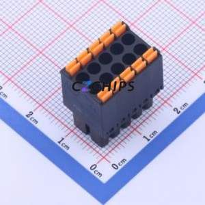 KF2EDGKS-3.5-2*5P Plug-in Terminal Block P=3.5mm Connector ( Connector Type: Male Plug )( Construction: 2x5P )( Pitch: 3.5mm ) - Product Image 1