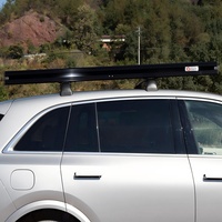 Tragbares Auto-Vordach mit Hartschalenkoffer 3x3, Dachzelt für den Heckbereich, ausziehbarer Sonnenschutz aus Aluminiumlegierung