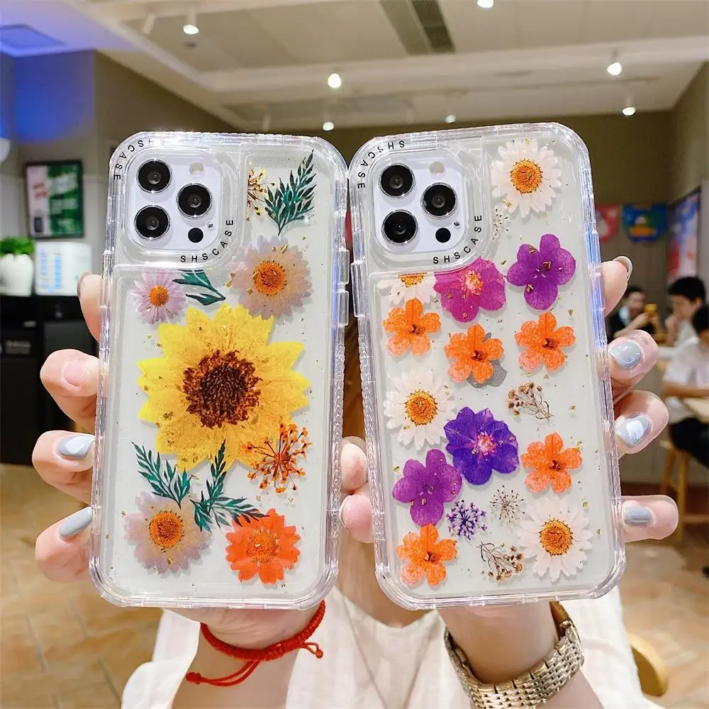 Designer Flower Leaf Clear Handy hülle für iPhone 11 12 Pro Max Mini XS Max X XR 8 7 Plus Soft TPU Stoßstange Stoß feste Telefon abdeckung