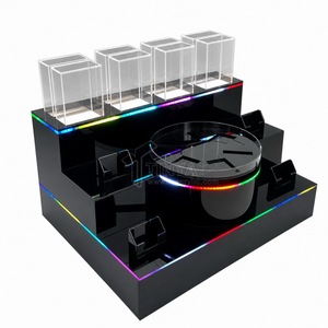 Exhibidor Giratorio <span class=keywords><strong>de</strong></span> Tarjetas Coleccionables con Iluminación LED, Acrílico, Multi-Estilo, Personalizado, Venta al Por Mayor <span class=keywords><strong>de</strong></span> Fábrica TINYA - Product Image 6