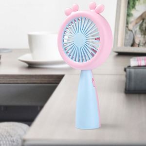 Summer Portable Handheld <b>Light</b> Electric Fan USB Charging Two Levels Silent Fan Private Label logo Eyelash Fan Dryer Wholesale - Product Image 5