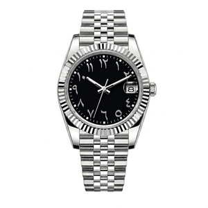 Reloj Mecánico Automático de Acero Inoxidable con Esfera Verde, Visualización de Fecha, Caja Redonda y Cristal de Zafiro para Hombre - Product Image 4