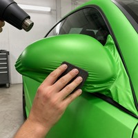 Film de protection de peinture automobile (PPF) personnalisé en gros avec logo, film de changement de couleur vert mat démon pour voitures de luxe
