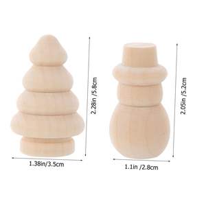 Árbol de Navidad con Forma de Muñeco de Nieve para Niños, 20 Unidades - Product Image 2