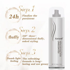 Produits de coiffure OEM, <span class=keywords><strong>spray</strong></span> de texture sèche, aérosol de voyage, taille 1.5 oz - Product Image 3