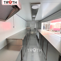 Remorque de cuisine mobile commerciale essentielle Truth Fan Zone pour bière et nourriture, remorque de camion-restaurant remorquable aux États-Unis à vendre