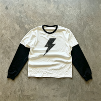 T-shirt à manches longues en coton de haute qualité, surdimensionné, avec logo personnalisé, fabriqué en Chine, pour les marques