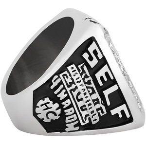 Bague de championnat Jayhawk de l'Université du Kansas 2008, bague de mode commémorative de sport artisanal exquis, marque de dynastie exclusive - Product Image 3