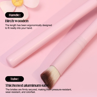 2026 Neues Design Rosa Dichter Langlebiger Großhandel Hochwertiger Personalisierter Makeup-Pinsel mit Eigenem Logo für Concealer und Highlighter