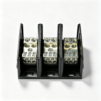 Borne de distribution d'alimentation de type américain série ATH-350, 350A 600V, connexion à vis, aluminium étamé, certifiée UL CUL