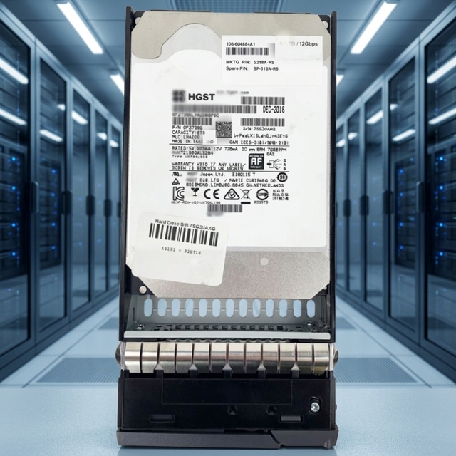 E-X4127A 108-00480-B1 8TB 3.5 Inch 7.2K RPM SAS 12Gbps Hard Drive HDD for DE212C E2812 DE2800