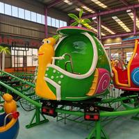 Équipement de parc d'attractions familial pour enfants : mini-escalier roulant en forme d'escargot pour jardin