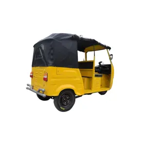 2024 Best Selling Tuk 3 Wheel Electric Taxi Passenger Tricycle Closed Cabin Motor Tricycle