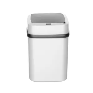 13L Lixo Inteligente Com Tampa Para Sala De Estar Cozinha Quarto Lixo Lixo Can Bin 3 Mold Lid-opening