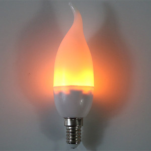 ไฟ LED เอฟเฟกต์เปลวเทียน ขั้ว E14 หลอดไฟ LED 39 ดวง ไฟตกแต่งคริสต์มาส - Product Image 1