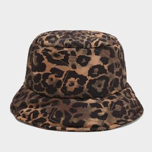 Sombrero de Pescador con Estampado de Leopardo para Mujer, Estilo Moderno para Otoño e Invierno - Product Image 6