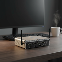 Mini PC Industrial HVAEIPC con 4 Puertos LAN, 6 Puertos Seriales, 8GB de RAM, 480GB de Disco Duro, Android, Control CNC para Tornos, Unidad VGA, en Stock