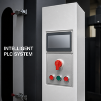 Machines de traitement du verre, équipement de sablage vertical avec marquage CE et écran tactile pour verre décoratif givré