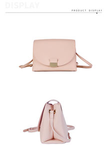 حقيبة كتف وكروس من جلد البولي يوريثان بتصميم كلاسيكي للنساء، عصرية ومحموله ببطانة من البوليستر وغطاء للإغلاق - Product Image 6