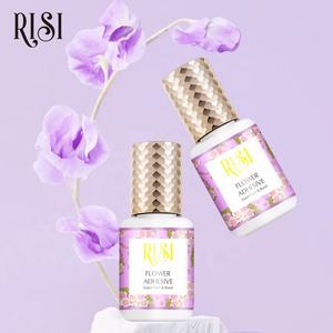 Pegamento adhesivo para extensión de pestañas <span class=keywords><strong>RISI</strong></span> Korea Super Plus logotipo personalizado 5ml pegamento para extensión de pestañas de secado rápido - Product Image 2