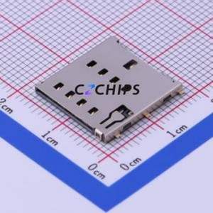 SMO-1507-P8 SIM Card Connector SMD Connector Self-Return Type Micro SIM Card Card Holder 1.56mm - Product Image 1