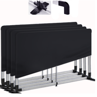 Barrière de tennis pliable en Oxford pour pickleballs, sur mesure, stable et durable, taille 5'*2.4', équipement de court