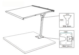 Toldo Retráctil de Aleación de Aluminio con Motor, Impermeable, para Cafetería o Restaurante, Venta al por Mayor - Product Image 4