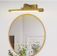 Lampe murale LED rechargeable au design contemporain, avec abat-jour noir, lumière blanche/chaude/neutre, télécommande, pour armoire ou miroir