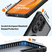 Coque de téléphone compatible avec Samsung Galaxy S26 Ultra, charge magnétique sans fil, unisexe, coque de protection intégrale anti-chute 25/24