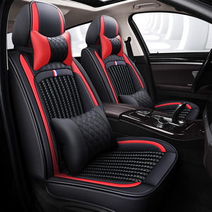 Set Completo di <span class=keywords><strong>Coprisedili</strong></span> in Pelle <span class=keywords><strong>per</strong></span> <span class=keywords><strong>Auto</strong></span>, 5 Posti, Impermeabile, Design alla Moda, Rivestimento Interno - Product Image 2