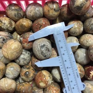 L'agata pazza intorno a 3 Cm di cristallo di alta qualità cade in pietra di caduta di agata pazza per la decorazione - Product Image 5